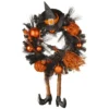 Witch With Ball Ornaments Halloween Wreath, Black And Orange 24-Inch -Noel Twinkle Shop dnat rah rn5932k 30638.1667573712