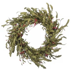 Swirl Grass Artificial Thanksgiving Wreath - 22-Inch, Unlit