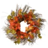 Orange And Green Maple Leaves Artificial Autumn Wreath - 26-Inch, Unlit 2 Orange And Green Maple Leaves Artificial Autumn Wreath - 26-Inch, Unlit -Noel Twinkle Shop dnat rahv tdb001 1 1 79562.1667564770