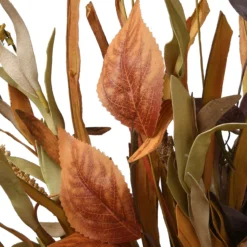 Orange And Brown Harvest Themed Artificial Autumn Wreath - 24-Inch, Unlit -Noel Twinkle Shop dnat rahv w8081a 2 16689.1667494328