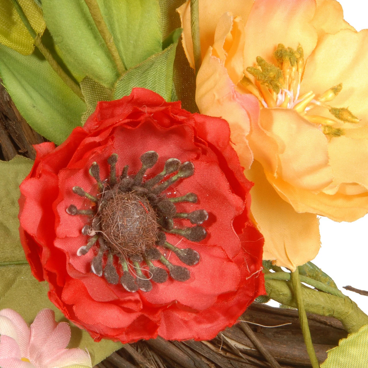 22" Spring Flower Wreath 4 22" Spring Flower Wreath - Image 2