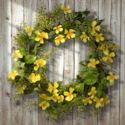 Yellow And Green Cosmos Flowers Artificial Wreath - 22-Inch, Unlit 7 Yellow And Green Cosmos Flowers Artificial Wreath - 22-Inch, Unlit -Noel Twinkle Shop dnat ras cdf5739w 1 3 63595.1667564787