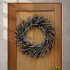Lavender Artificial Wreath - 24-Inch -Noel Twinkle Shop dnat ras hy27524w l1 4 23032.1667642205