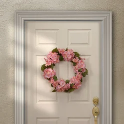 24" Pink Hydrangea Wreath 9 24" Pink Hydrangea Wreath -Noel Twinkle Shop dnat ras sn191416 p1 4 40901.1667494884