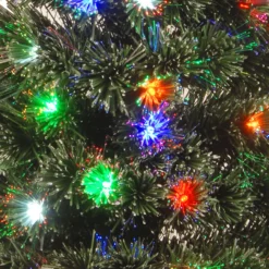3' Pre-lit Potted Fiber Optic Medium Artificial Christmas Tree - Multicolor LED Lights -Noel Twinkle Shop dnat szex7 158l 36 2 17978.1667574274