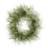 Frosted Pine Cone Artificial Christmas Wreath, 24-Inch, Unlit -Noel Twinkle Shop dnnl204493 1 07686.1681814420