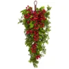 26" Artificial Berry Boxwood Flower Teardrop 1 26" Artificial Berry Boxwood Flower Teardrop -Noel Twinkle Shop dnnl204562 1 34086.1681814411