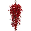 Plum Blossom Teardrop Spring Artificial Wreath, 28-Inch, Unlit -Noel Twinkle Shop dnnl204883 1 87707.1688110072