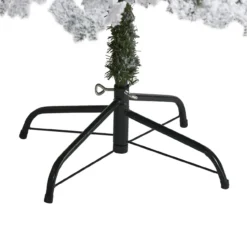 6' Pre-Lit Montana Spruce Flocked Artificial Christmas Tree, Clear LED Lights -Noel Twinkle Shop dnnl20t1794 6 80971.1680237801