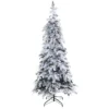 7’ Pre-Lit Flocked With Pinecones Artificial Christmas Tree, Warm Clear LED Lights 2 7’ Pre-Lit Flocked With Pinecones Artificial Christmas Tree, Warm Clear LED Lights -Noel Twinkle Shop dnnl20t1795 1 87618.1667534975