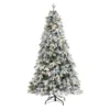 5' Pre-Lit Flocked Vermont Pine Artificial Christmas Tree, Warm Clear LED Lights 2 5' Pre-Lit Flocked Vermont Pine Artificial Christmas Tree, Warm Clear LED Lights -Noel Twinkle Shop dnnl20t1799 1 99185.1667528941