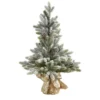 2' Potted Flocked Artificial Christmas Tree With Pinecones, Unlit 1 2' Potted Flocked Artificial Christmas Tree With Pinecones, Unlit -Noel Twinkle Shop dnnl20t1986 1 74226.1681393424