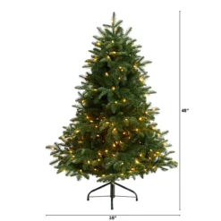 5’ Pre-Lit Flocked North Carolina Fir Artificial Christmas Tree, Warm White Lights 15 5’ Pre-Lit Flocked North Carolina Fir Artificial Christmas Tree, Warm White Lights -Noel Twinkle Shop dnnl20t3337 6 33021.1680557239