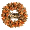 Burlap Ribbon "Happy Halloween" Artificial Wreath, 30-Inch -Noel Twinkle Shop dnnl20w1194 1 12262.1679955045
