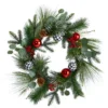 Berry And Pinecone Artificial Christmas Wreath, 24-Inch, Unlit -Noel Twinkle Shop dnnl20w1270 1 38673.1680569695