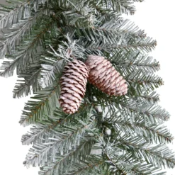 Pre-Lit Diamond Flocked Artificial Christmas Wreath, 36-Inch, Warm White LED Lights 16 Pre-Lit Diamond Flocked Artificial Christmas Wreath, 36-Inch, Warm White LED Lights -Noel Twinkle Shop dnnl20w1293 7 11586.1681393888