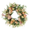 24" Vibrant Puleo International Artificial Rose And Hydrangea Floral Spring Wreath -Noel Twinkle Shop dpul 1385 w24 72743.1668756837