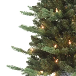 7.5' Pre-lit Potted Green Pine Medium Artificial Christmas Tree, Clear Lights 9 7.5' Pre-lit Potted Green Pine Medium Artificial Christmas Tree, Clear Lights -Noel Twinkle Shop dpul 1824 st75c450 2 60040.1688124630