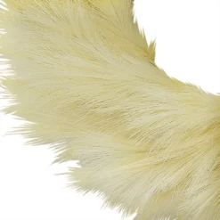 Pampas Ivory Artificial Christmas Wreath, 24-Inch, Unlit -Noel Twinkle Shop dpul 2639 w24 3 93234.1688545151