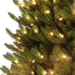 7.5' Pre-lit Canadian Balsam Fir Artificial Christmas Tree - Clear LED Lights -Noel Twinkle Shop dpul cbm 75qlw10 3 72123.1667576847