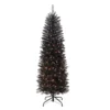 6.5' Pre-Lit Pencil Fraser Fir Artificial Christmas Tree, Clear Lights -Noel Twinkle Shop dpul ffpbt 65c25 1 75752.1667544816