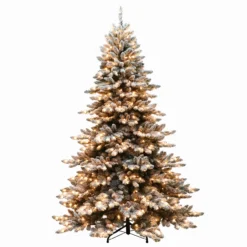 9' Pre-Lit Medium Royal Majestic Spruce Artificial Christmas Tree, Clear Lights