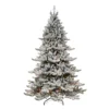 7.5' Pre-Lit Medium Flocked Spruce Silver Crown Artificial Christmas Tree, Clear Lights 1 7.5' Pre-Lit Medium Flocked Spruce Silver Crown Artificial Christmas Tree, Clear Lights -Noel Twinkle Shop dpul rmsfscp 75c7 1 23265.1667544691