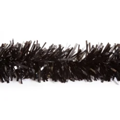 25' Black Metallic Twist Novelty Christmas Garland