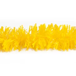 25' Yellow Twist Tinsel Christmas Garland - Unlit
