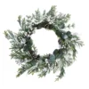 16.5" White Plastic Christmas Sparkling Wreath 2 16.5" White Plastic Christmas Sparkling Wreath -Noel Twinkle Shop dtpac g6715zu 67401.1667663209