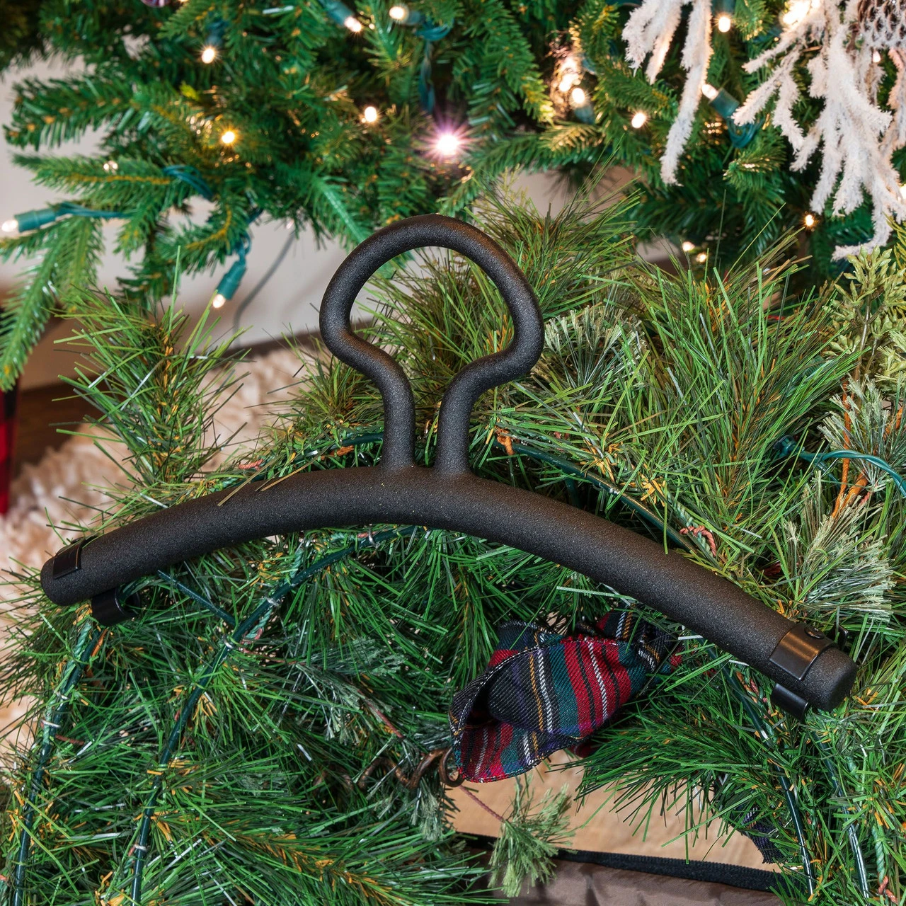 48" Green Unique Christmas Wreath Storage Bag With Removable Handle 9 48" Green Unique Christmas Wreath Storage Bag With Removable Handle - Image 7