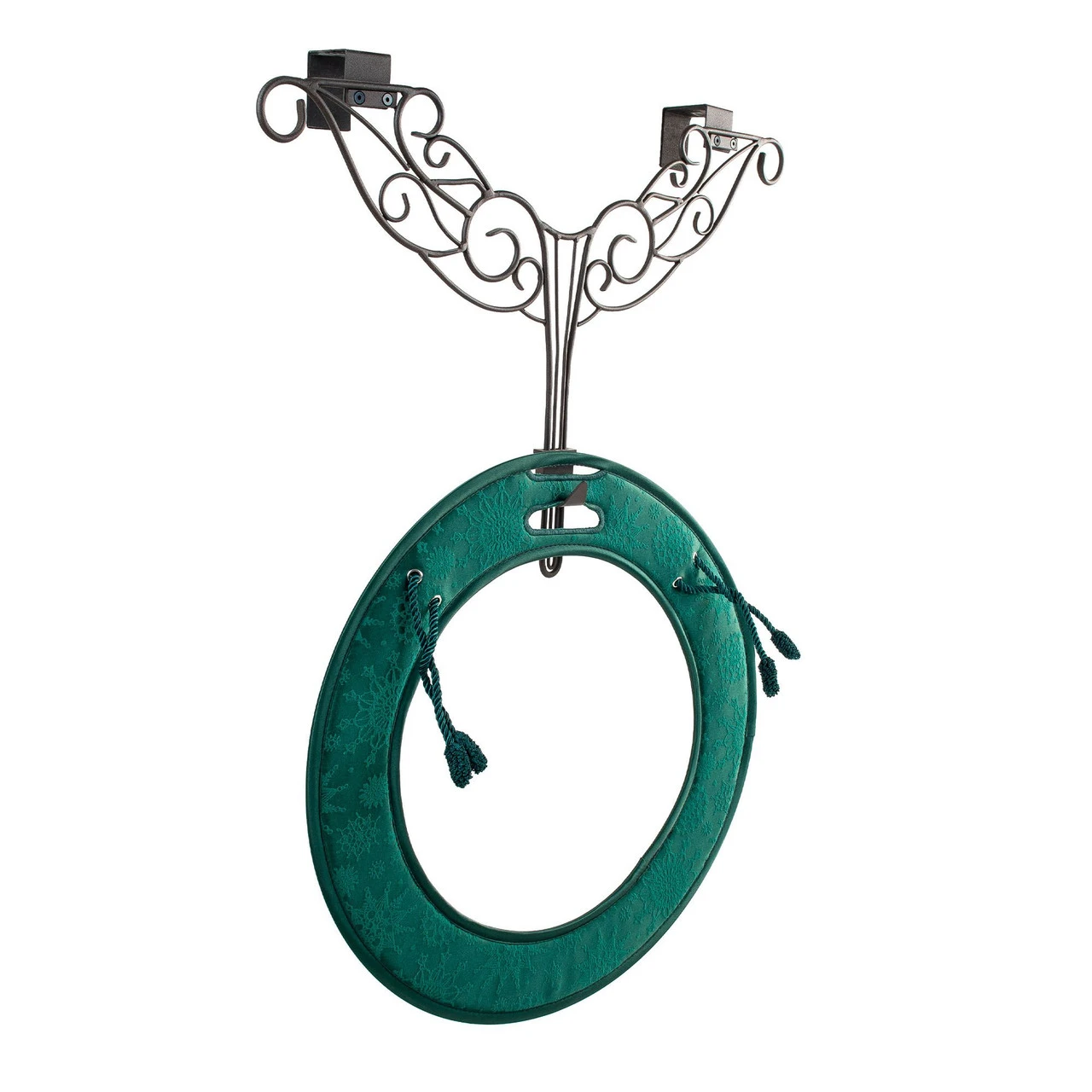 20" Basil Green Christmas Deluxe Door Saver Protective Wreath Pad 5 20" Basil Green Christmas Deluxe Door Saver Protective Wreath Pad - Image 3