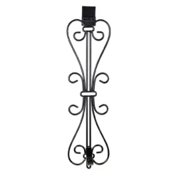 19.5" Black Decorative Adjustable Wreath Hanger 12 19.5" Black Decorative Adjustable Wreath Hanger -Noel Twinkle Shop dvlc v 20537 blk 004 40419.1667604810