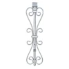 19.5" Silver Decorative Adjustable Wreath Hanger -Noel Twinkle Shop dvlc v 20537 slv 001 76867.1667604815