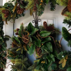 19.5" Brown Unique Adjustable Christmas Wreath Hanger -Noel Twinkle Shop dvlc v 20537 008 16613.1667557005