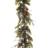9' Battery Operated Green Rustic White Berry LED Artificial Christmas Garland - Warm Clear Lights 2 9' Battery Operated Green Rustic White Berry LED Artificial Christmas Garland - Warm Clear Lights -Noel Twinkle Shop dvlc v 20686 001 50584.1667533493