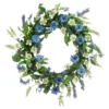 Blue And White Spring Floral Wreath, 10-Inch -Noel Twinkle Shop dwing faq11327w 87055.1687858762