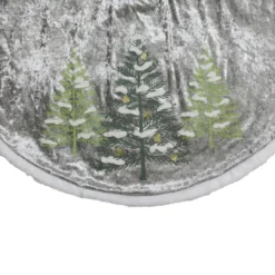 48" Gray And Green Traditional Trees Embossed Christmas Tree Skirt 7 48" Gray And Green Traditional Trees Embossed Christmas Tree Skirt -Noel Twinkle Shop dyno202487198 1 37399.1667536103