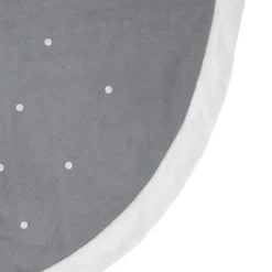 48" Gray And White Traditional Happy Santa Christmas Tree Skirt 7 48" Gray And White Traditional Happy Santa Christmas Tree Skirt -Noel Twinkle Shop dyno202487220 1b 38977.1667536100