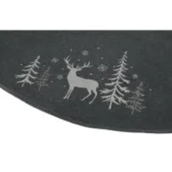 56" Gray And Black Reindeer In Forest Christmas Tree Skirt 7 56" Gray And Black Reindeer In Forest Christmas Tree Skirt -Noel Twinkle Shop dyno202566347 2 03 84366.1667536099