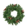 Iced Mixed Pine Berries And Pinecones Artificial Christmas Wreath - 24-Inch, Unlit