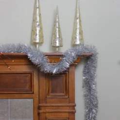 50' Traditional Shiny Silver 6 Ply Christmas Foil Tinsel Garland - Unlit -Noel Twinkle Shop ev8ruezzrqmai5c8rfui79sdkqutfkmr 66782.1667489020