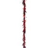 6' X 3" Vibrant Red Regal Peacock Feather Artificial Christmas Garland - Unlit 1 6' X 3" Vibrant Red Regal Peacock Feather Artificial Christmas Garland - Unlit -Noel Twinkle Shop fxrglflqx4mzhae03r08j03rlnm3vu23 70071.1667491050