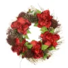 Peony Floral Artificial Christmas Wreath - 24-Inch, Unlit -Noel Twinkle Shop gayookclkf0zocq2tcktwuogdh7yhxiy 40776.1667533598