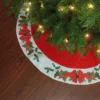 48" Christmas Traditions Red With White Mistletoe Border Christmas Tree Skirt 1 48" Christmas Traditions Red With White Mistletoe Border Christmas Tree Skirt -Noel Twinkle Shop gkfe30lexfrztifqthj4wfy2s3becfzj 06395.1667659855