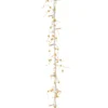 78" Pre-Lit LED Gold Beaded Artificial Christmas Garland -Noel Twinkle Shop hofert202246 06 29686.1667664564