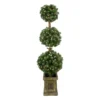 4.5' Pre-Lit Frosted Triple Ball Artificial Topiary Tree In Decorative Pot - Clear Lights 2 4.5' Pre-Lit Frosted Triple Ball Artificial Topiary Tree In Decorative Pot - Clear Lights -Noel Twinkle Shop hw2vhjqvmp561dskzao74wcw9etgcjns 59856.1667657693