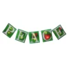 10-Count Green And Red Shimmering "PEACE" Lighted Mini Christmas Garland, 4.5ft White Wire 1 10-Count Green And Red Shimmering "PEACE" Lighted Mini Christmas Garland, 4.5ft White Wire -Noel Twinkle Shop impact 95090 04230.1667491237