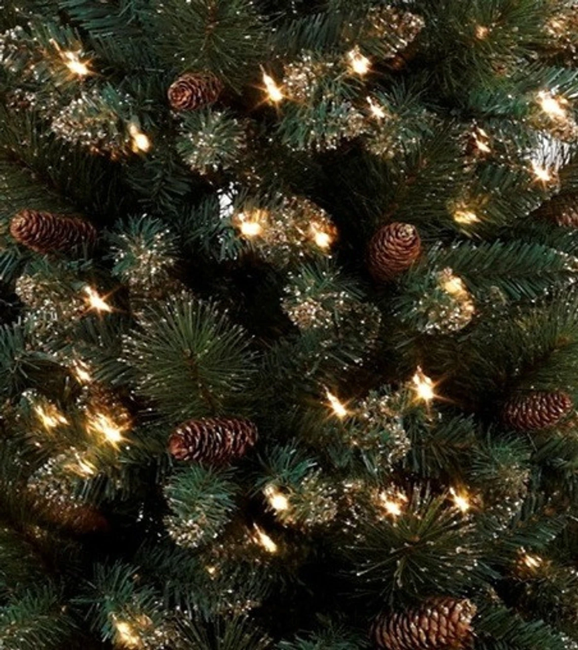 4.5' Pre-Lit Yorkville Pine Pencil Artificial Christmas Tree - Clear Lights 4 4.5' Pre-Lit Yorkville Pine Pencil Artificial Christmas Tree - Clear Lights - Image 2