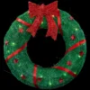18" Lighted Sisal Wreath With Stars And Bow Christmas Outdoor Decoration -Noel Twinkle Shop j6geplulhkov0kriemqdgihvwjmcfzot 28122.1667489775